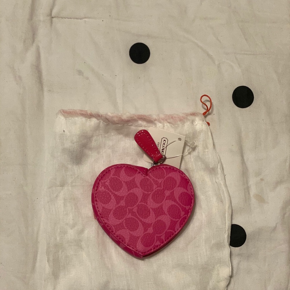 Coach Heart Coin Purse